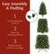 Best Choice Products Pre-Lit Spruce Pencil Christmas Tree w/ Incandescent Lights